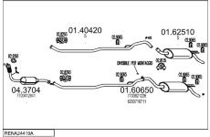 Výfukový systém MTS RENA24419A012596