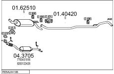Výfukový systém MTS RENA24419B012596