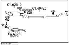 Výfukový systém MTS RENA24419C012596