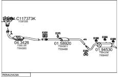 Výfukový systém MTS RENA25429A005653