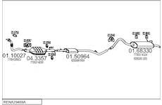 Výfukový systém MTS RENA29469A014610