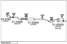 Výfukový systém MTS RENA30878A011057