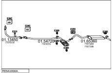 Výfukový systém MTS RENA34680A002078