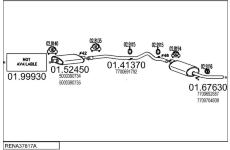 Výfukový systém MTS RENA37817A027706