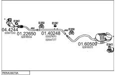 Výfukový systém MTS RENA38079A031197