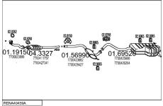 Výfukový systém MTS RENA40459A005247