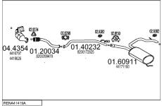 Výfukový systém MTS RENA41419A019861