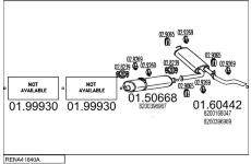 Výfukový systém MTS RENA41840A023076
