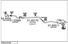 Výfukový systém MTS RENA43429B018788