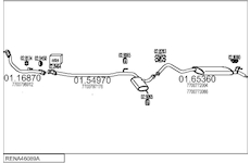 Výfukový systém MTS RENA46089A002076