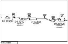 Výfukový systém MTS RENA46258A023452
