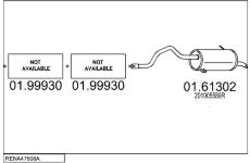 Výfukový systém MTS RENA47608A008842