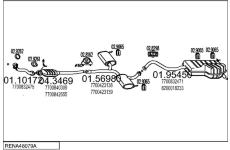 Výfukový systém MTS RENA48079A005240