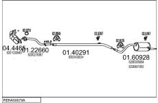 Výfukový systém MTS RENA50079A026629