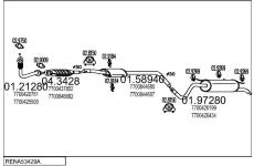 Výfukový systém MTS RENA53429A011267