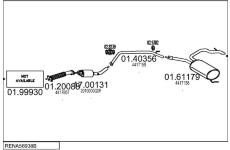 Výfukový systém MTS RENA56938B031996