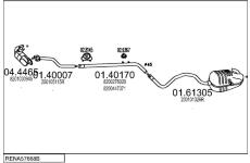 Výfukový systém MTS RENA57668B005856