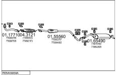 Výfukový systém MTS RENA58858A017854
