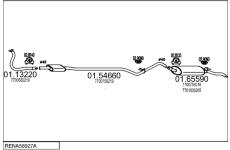 Výfukový systém MTS RENA58927A007845