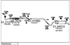 Výfukový systém MTS RENA60429A011266