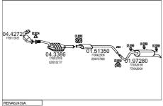 Výfukový systém MTS RENA62439A015766