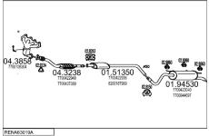 Výfukový systém MTS RENA63019A011406