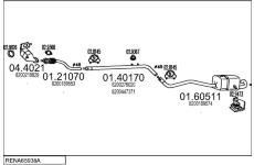 Výfukový systém MTS RENA65938A023071