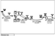 Výfukový systém MTS RENA68149A007660