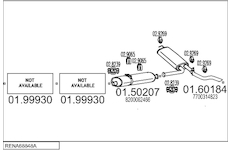 Výfukový systém MTS RENA68848A023073