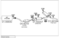 Výfukový systém MTS RENA70449A017999