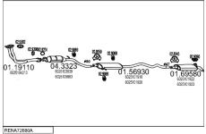 Výfukový systém MTS RENA72680A003773