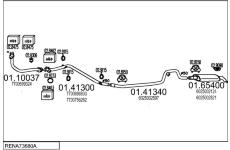 Výfukový systém MTS RENA73680A002109