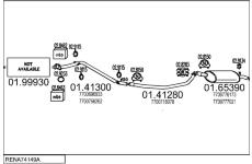 Výfukový systém MTS RENA74149A002099