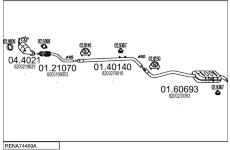 Výfukový systém MTS RENA74469A018049