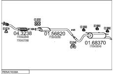 Výfukový systém MTS RENA74938A138750