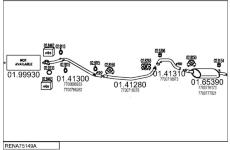 Výfukový systém MTS RENA75149A002099