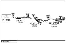 Výfukový systém MTS RENA82419A005643