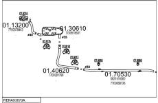 Výfukový systém MTS RENA93670A001974
