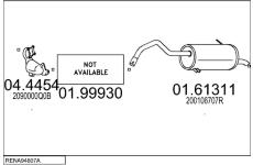 Výfukový systém MTS RENA94807A008842