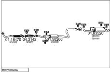 Výfukový systém MTS ROVE07840A004083