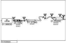 Výfukový systém MTS ROVE86660A005331