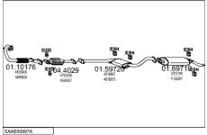 Výfukový systém MTS SAAB50897A002967