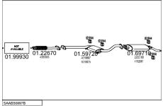 Výfukový systém MTS SAAB50897B002967