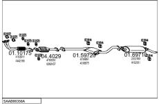 Výfukový systém MTS SAAB66358A002934