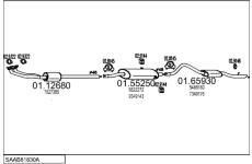 Výfukový systém MTS SAAB81830A003003