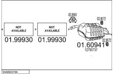 Výfukový systém MTS SAAB82578A016827