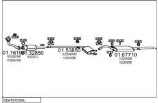 Výfukový systém MTS SEAT07039A002907
