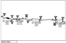 Výfukový systém MTS SEAT37399A007893