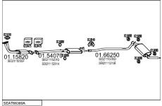 Výfukový systém MTS SEAT66389A002859