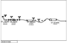 Výfukový systém MTS SKOD16189A004089